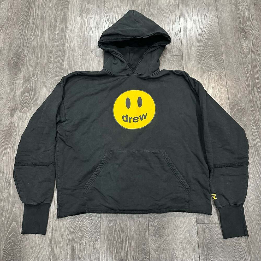Drew House Mascot Deconstructed Hoodie in Black - Size L